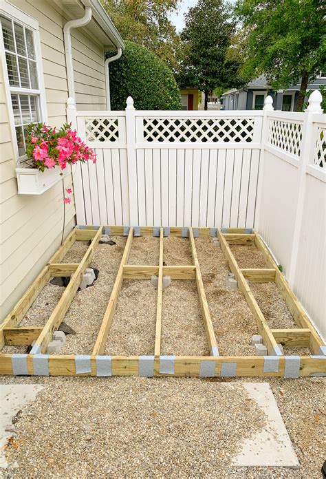 How To Build A Wood Patio - Encycloall