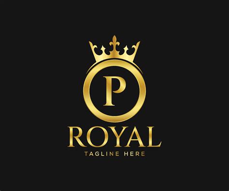 Luxurious Royal Logo Design. Letter P Logo Design Template. 10613513 ...