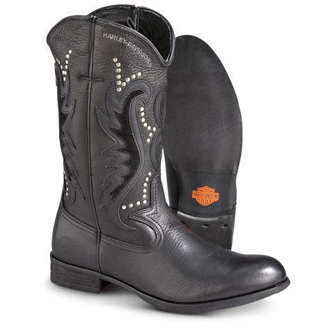 Men's Harley - Davidson® Trailblazer Western - style Boots, Black ...