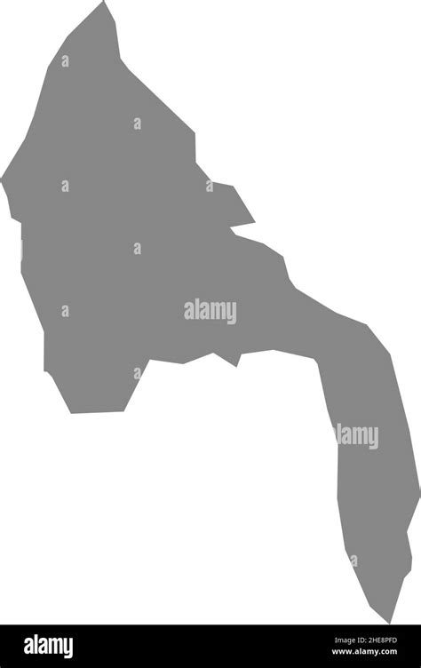 Gray flat blank vector map of the Norwegian regional capital city of ...