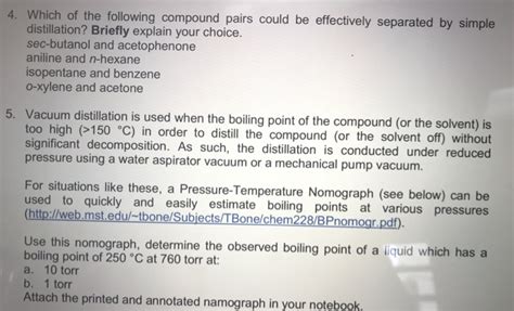 (Solved) - Which of the following compound pairs could be effectively... (1 Answer) | Transtutors