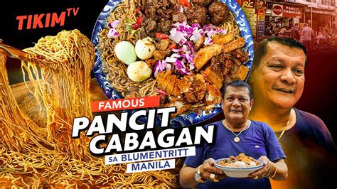 PANCIT CABAGAN in BLUMENTRITT | ISABELA's Pancit Street Food | TIKIM TV - YouTube