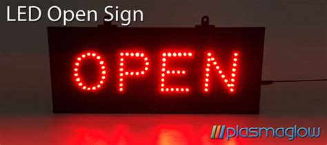 LED Open Sign | PlasmaGlow