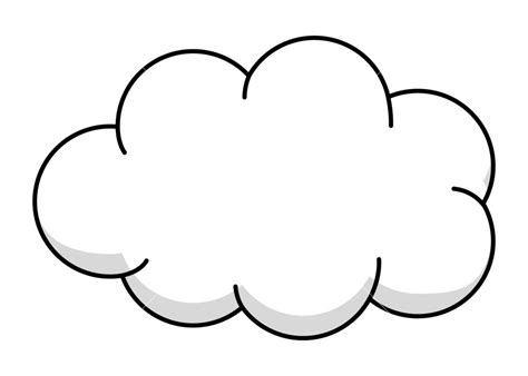 Fluffy Cloud Royalty-Free Stock Image - Storyblocks