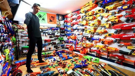 NERF GUN ARSENAL WITH OVER 300+ BLASTERS! - YouTube