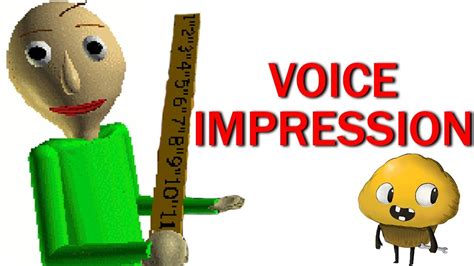 BALDI VOICE (Impression) - YouTube