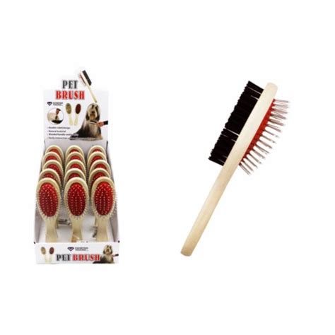 Diamond Visions Inc Double Sided Pet Brush - Total Qty: 15, Case of: 15 - Kroger