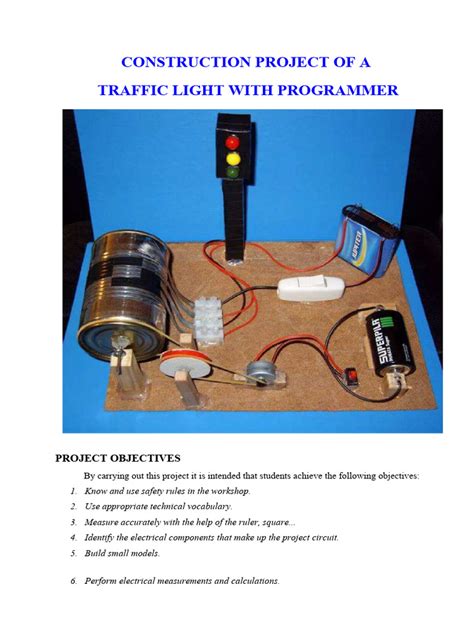 Traffic Light Construction Project With Programmer | Download Free PDF ...