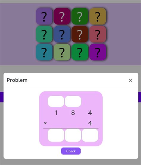 Multi-digit multiplication online game (2nd, 3rd, and 4th grade math)