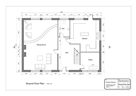 Complete Floor Plan With Dimensions - Image to u