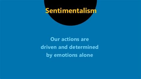 From sentimentalism to sentiment