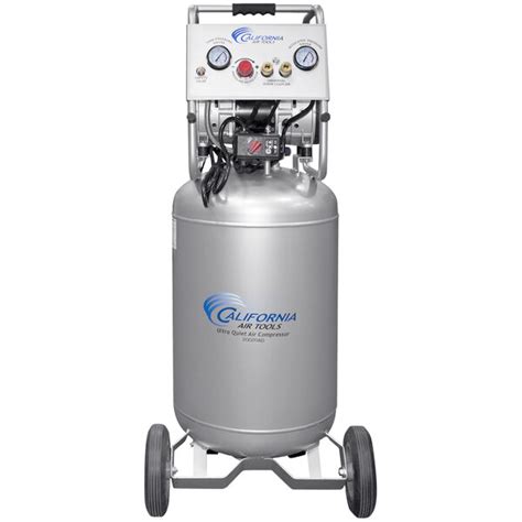 California Air Tools Ultra Quiet Oil-Free 20 Gallon Steel Tank Air Compressor with Automatic ...