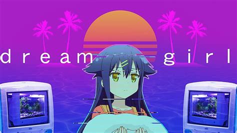 HD wallpaper: anime, vaporwave, Retrowave | Wallpaper Flare