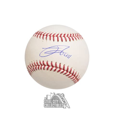 Julio Rodriguez Autographed Official MLB Baseball - JSA COA | Steel ...