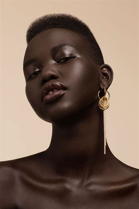 Stunning Photos Of 10 African Dark Skin Models | Dark skin, Dark skin ...