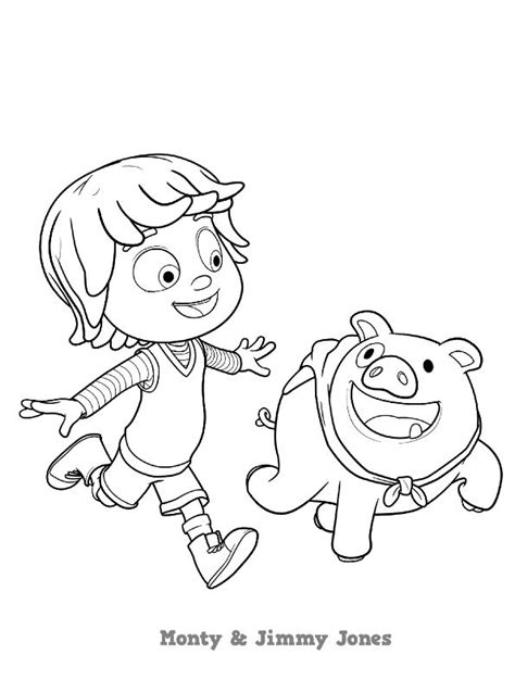 Kids-n-fun.com | Coloring page Kazoops Monty and Jimmy Jones