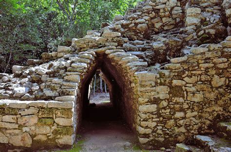 Corbel Arch at Mayan Ruins in Coba, Mexico | Encircle Photos