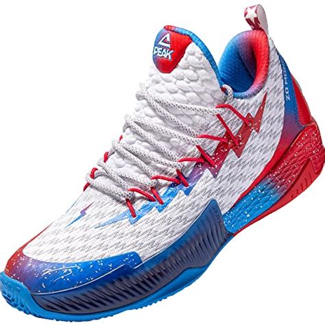 PEAK Mens Basketball Shoes Breathable Sneakers Lou Williams Lightning Professional Anti Slip ...