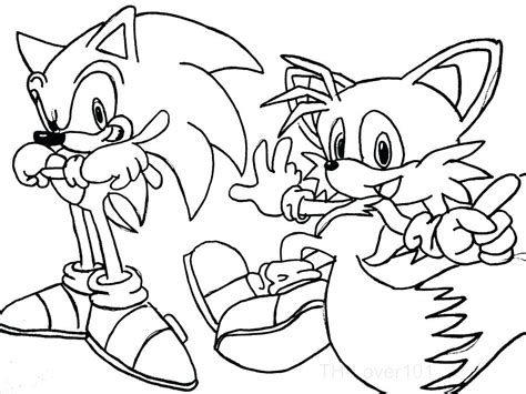 Tails The Fox Coloring Pages at GetDrawings | Free download