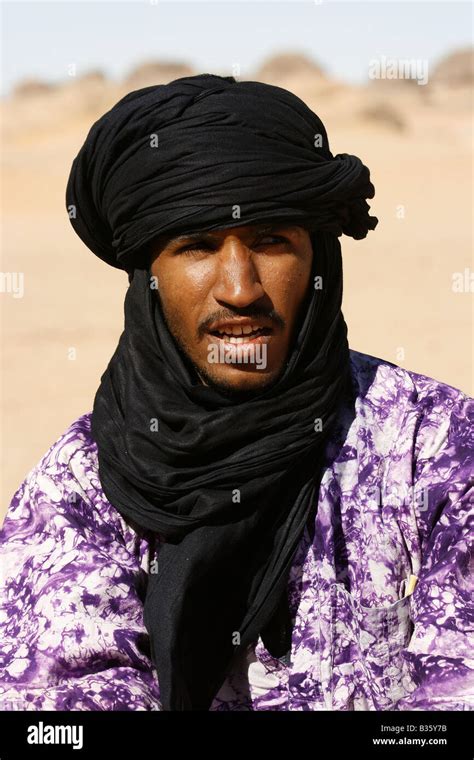Tuareg Tassili Ahaggar Sahara desert Algeria Stock Photo - Alamy