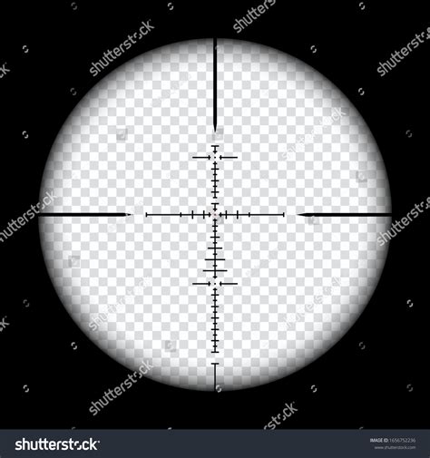 Realistic Sniper Scope Crosshairs View Sniper Stock Vector (Royalty Free) 1656752236 | Shutterstock