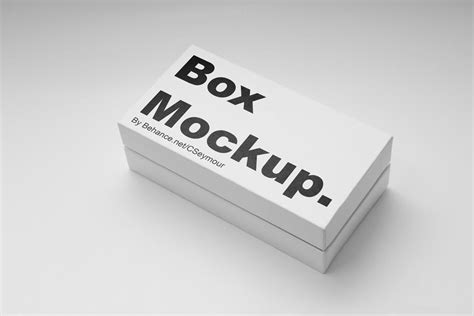 White small Box Mockup - Mockup World