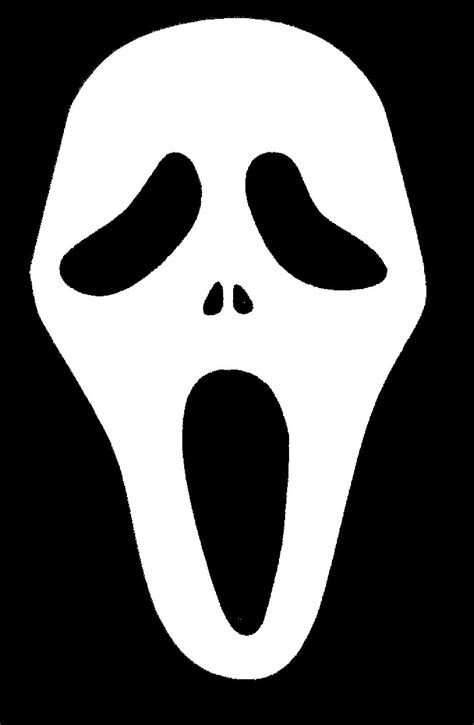 SCREAM MASK GHOST-FACE VINYL Decals Sticker 5" X 3" BUY 2 Sets GET 1 ...