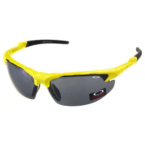 Oakley Sunglass In Stock,Oakley Commit Sunglass Yellow Frame Dimgray Lens