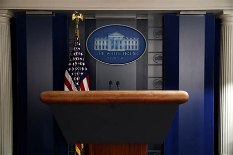 There won't be a White House briefing today, press secretary says