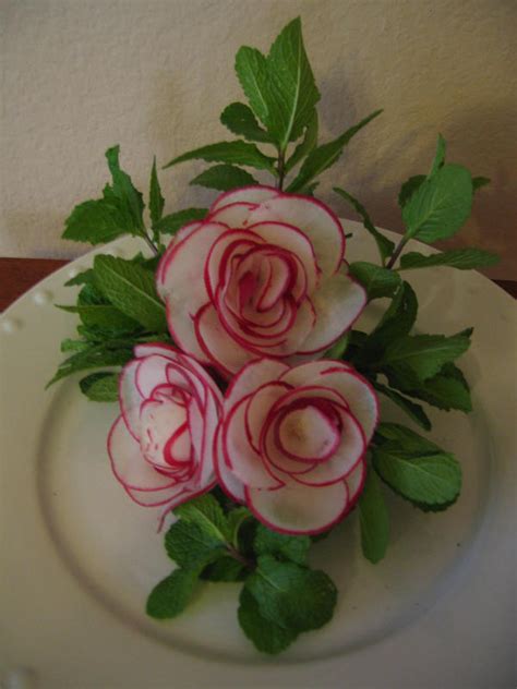 Radish Roses by Chuncarv on DeviantArt