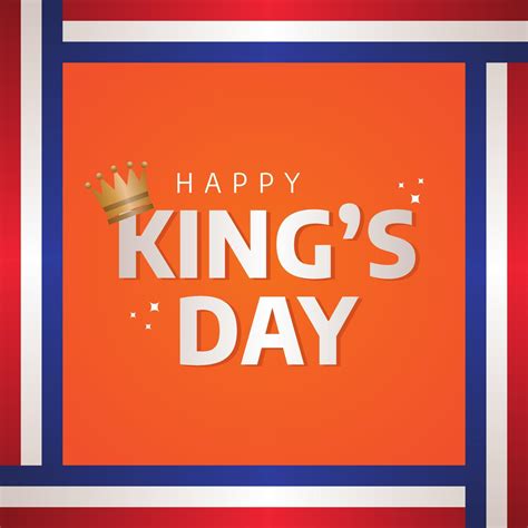 vector graphic of happy king's day good for king's day celebration ...