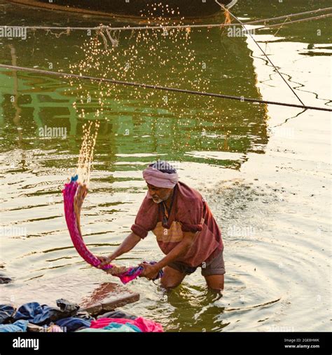 Holy City of Varanasi India Stock Photo - Alamy