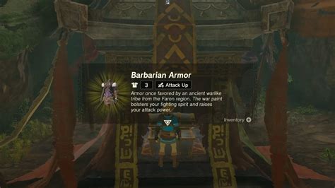 Tears of the Kingdom: Barbarian Armor Set Location