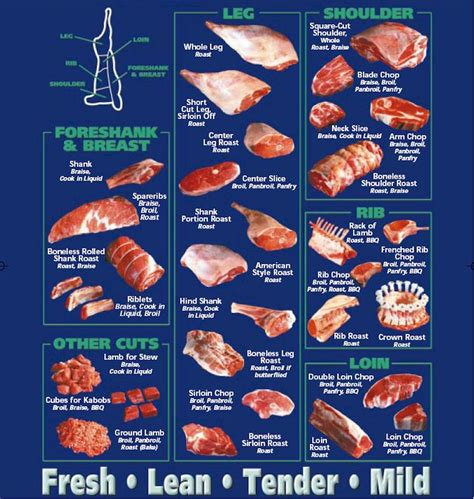 Lamb Cut Chart