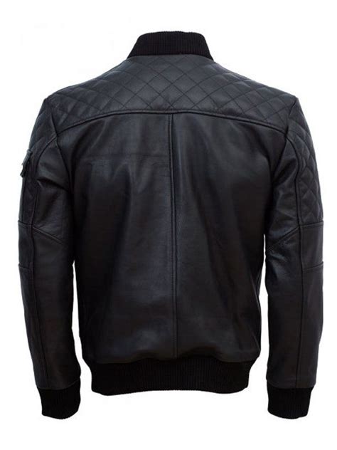 Men’s Black Work Wear Leather Jacket