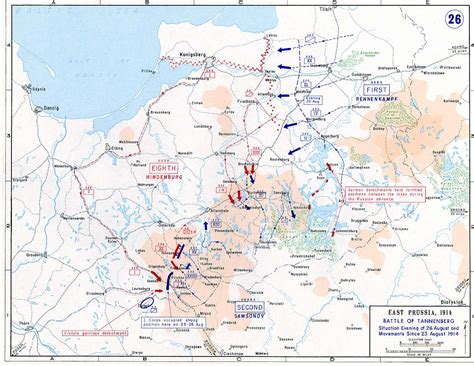 The Guns of August: maps and war