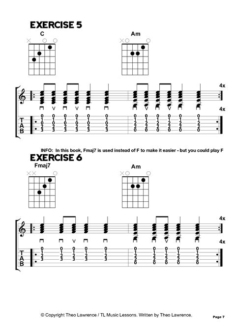 Chord Exercises 13 14 For Beginners Guitar And Ukulele