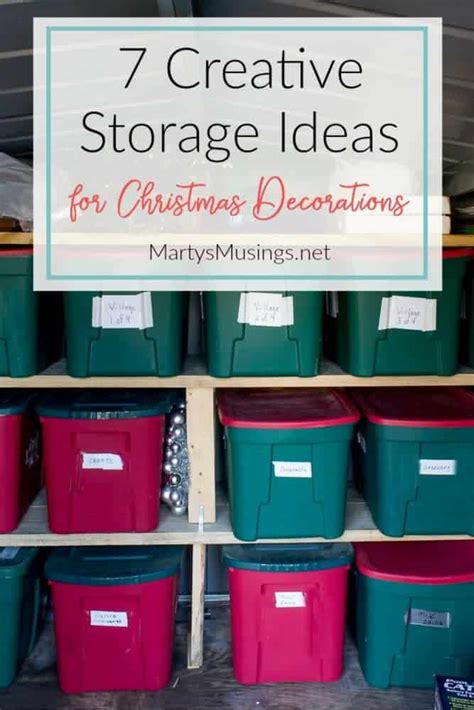 7 Creative Storage Ideas for Christmas Decorations