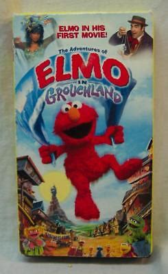 SESAME STREET The Adventures Of Elmo In Grouchland VHS VIDEO 1999 43396027107 | eBay