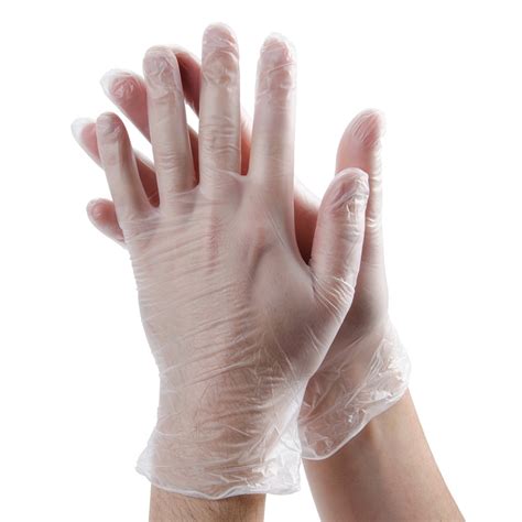 Noble Products Extra-Large Powder Free Disposable Vinyl Gloves for Foodservice