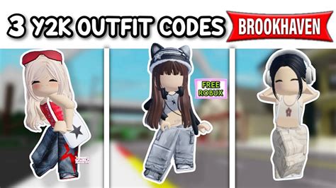 Y2K OUTFIT ID CODES FOR BROOKHAVEN 🏡RP ☆ - YouTube