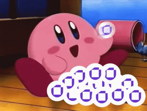 Gobble Kirby Eating GIF | GIFDB.com