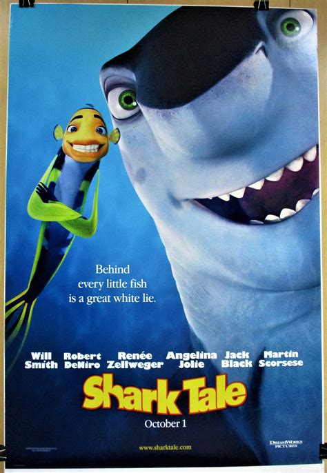 SHARK TALE Original Advance 27x40 Movie Poster Animated | Etsy