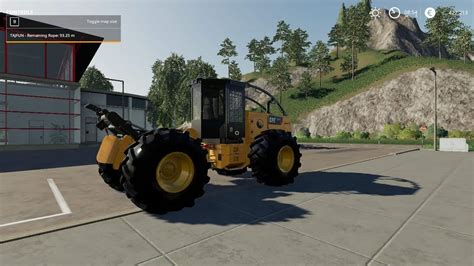 Caterpillar 535D Winch Skidder V1.0 Mod Mod Download