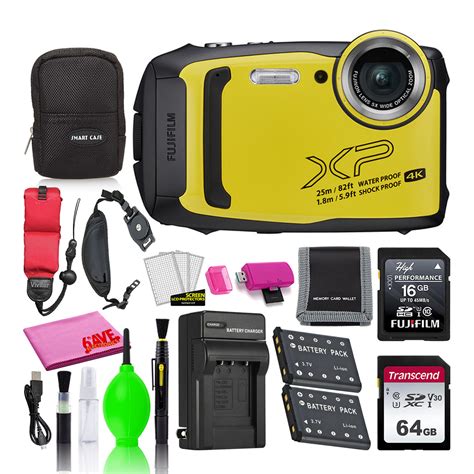 Fujifilm FinePix XP140 Waterproof Digital Camera Bundle with 80GB SD Card - Walmart.com ...