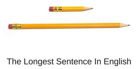 The Longest Sentence In English