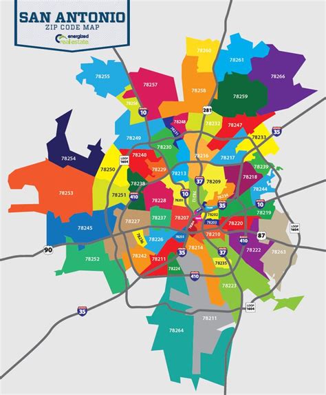 Printable San Antonio Zip Code Map - Goldie Georgeanna