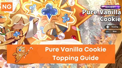 Pure Vanilla Cookie Toppings Build (Cookie Run Kingdom)