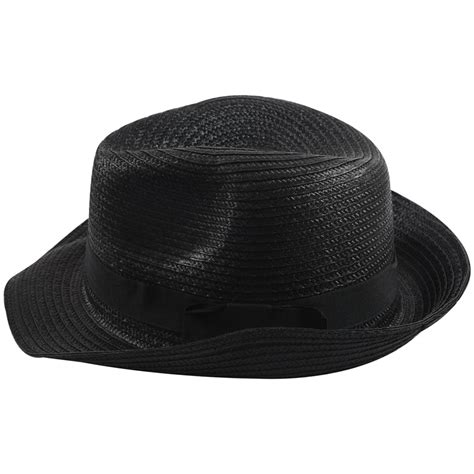 1X(Straw Hat Fedora - Panama Trilby Style Packable Crushable Summer Sun Men E8V8 | eBay