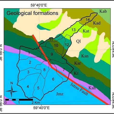 Soil units map, including mollisols, inceptisols, and entisols ...